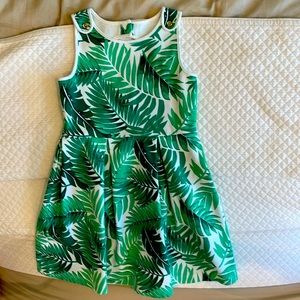 Janie and Jack jungle dress with keyhole back.